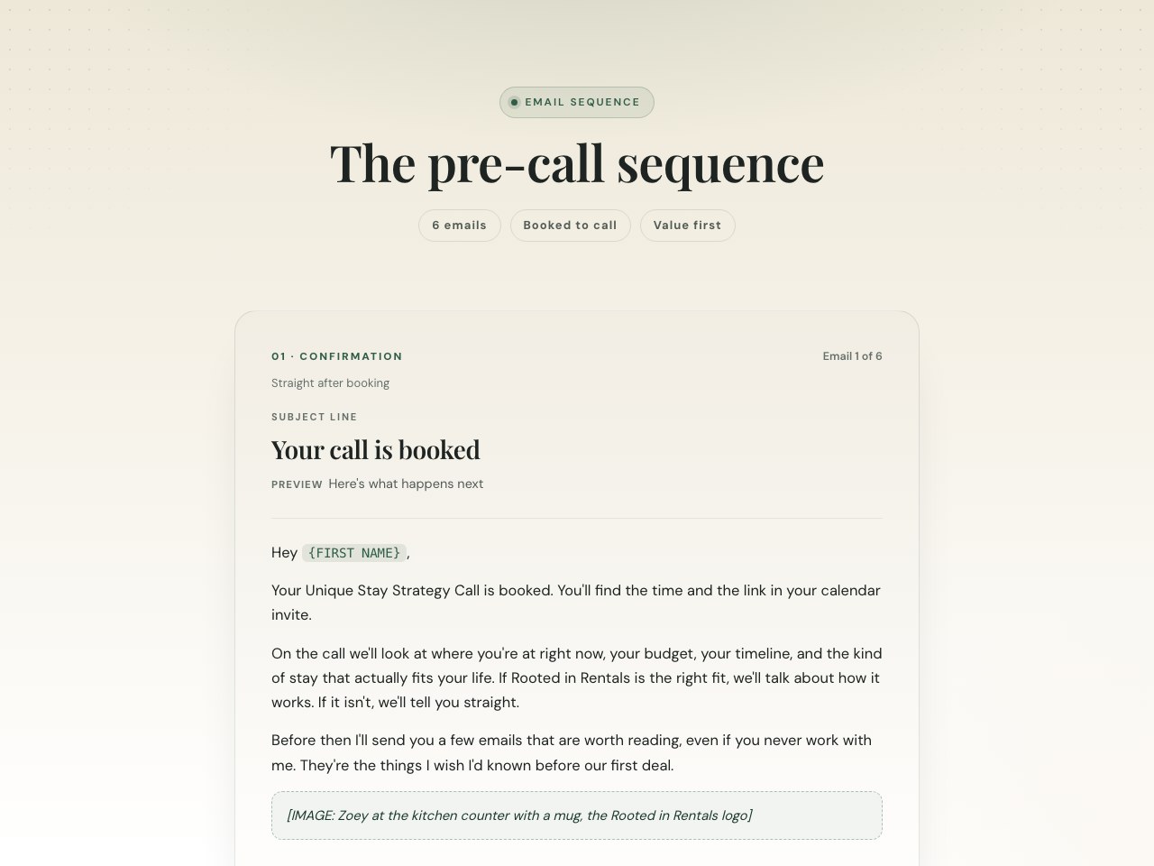 Pre-call preview
