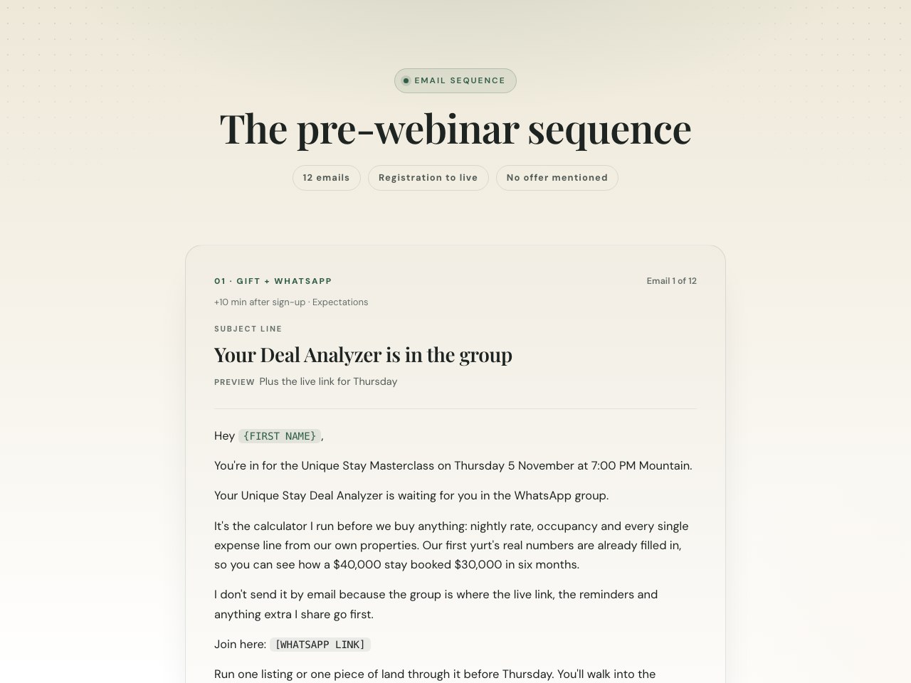 Pre-webinar preview