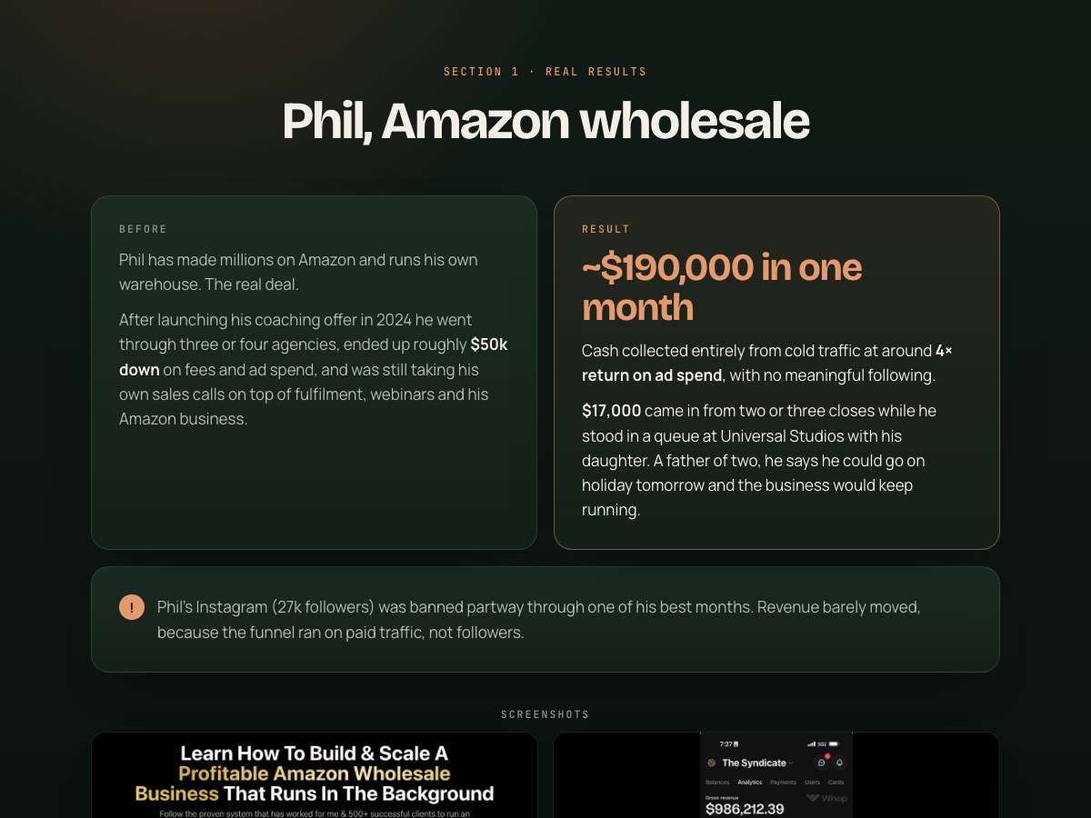 ~$190,000 in one month preview