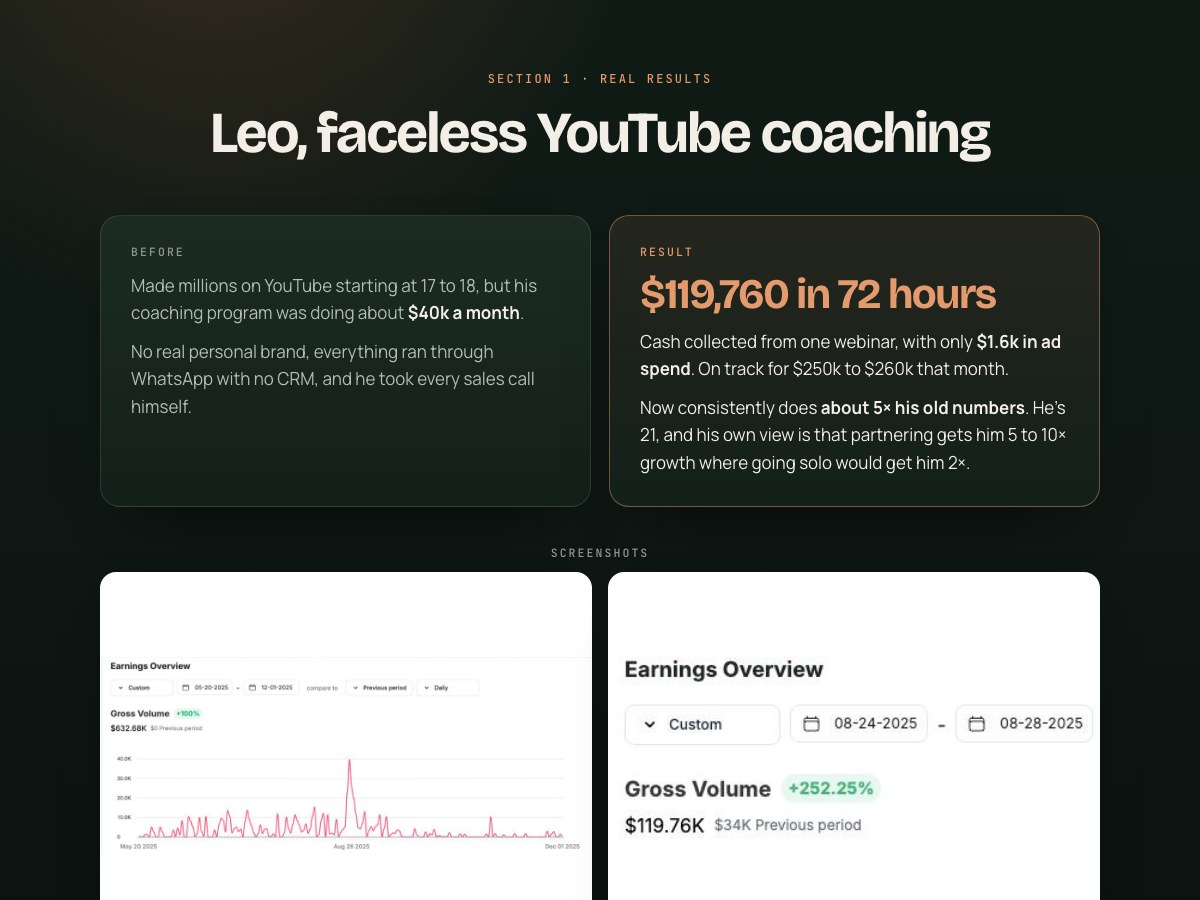 $119,760 in 72 hours preview